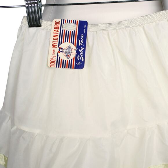 Vintage Child Half Slip Crinoline Original Baby Face Tags W18-22" L22" - Hey Viv - Picture 1 of 6